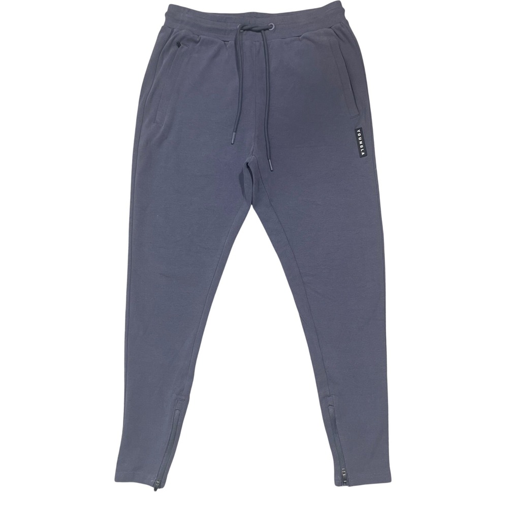 YoungLA 208 Joggers Charcoal Grey Athletic Tapered Gym Pants Womens Medium